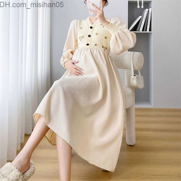 maternity dresses maternity dresses maternity dresses autumn winter clothes for pregnant women fashion embroidery stitching breastfeeding z2, White
maternity dresses maternity dresses maternity dresses autumn winter clothes for pregnant women fashion embroidery stitching breastfeeding z2, White