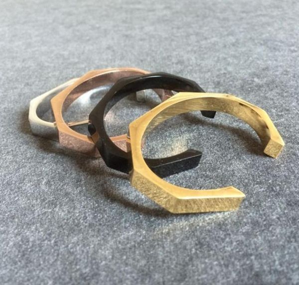 new open adjustable fashion designer bangles lovers designer bracelets titanium steel bracelet simple atmospheric wide open bracel6976606, Black
new open adjustable fashion designer bangles lovers designer bracelets titanium steel bracelet simple atmospheric wide open bracel6976606, Black