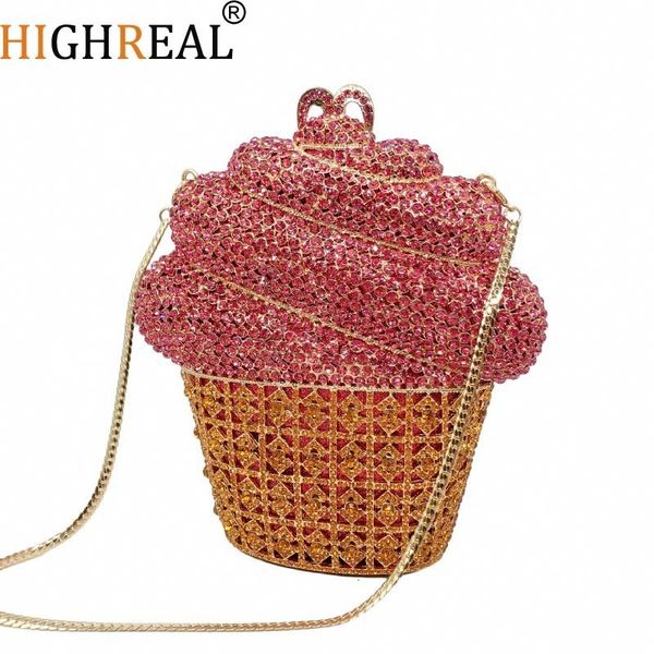 evening bags highreal arrival ice cream crystal purse for woman clutch cupcake summer holiday bag metal chain handbag 230727
evening bags highreal arrival ice cream crystal purse for woman clutch cupcake summer holiday bag metal chain handbag 230727