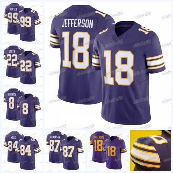 18 justin jefferson tj hockenson 2023 vikings classic throwback football jersey kirk cousins addison harrison smith adrian peterson randy mo, Black;red
18 justin jefferson tj hockenson 2023 vikings classic throwback football jersey kirk cousins addison harrison smith adrian peterson randy mo, Black;red