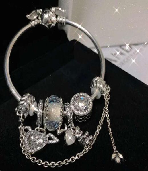 925 sterling silver white crystal charm bead fit european bracelets for women wing feather moon stars heart crystal charm beads chain fashio, Golden;silver
925 sterling silver white crystal charm bead fit european bracelets for women wing feather moon stars heart crystal charm beads chain fashio, Golden;silver