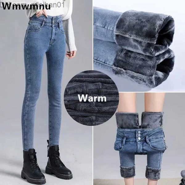women's jeans street clothes high waist plush lining jeans winter thick and thin denim pants women's tight pencils retro long legs, Blue
women's jeans street clothes high waist plush lining jeans winter thick and thin denim pants women's tight pencils retro long legs, Blue