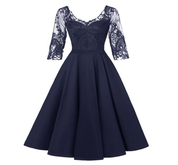 elegant ladies dresses lace stitching midsleeved bridesmaid group dress wedding banquet dress dance performance costume5144633, Blue;red
elegant ladies dresses lace stitching midsleeved bridesmaid group dress wedding banquet dress dance performance costume5144633, Blue;red
