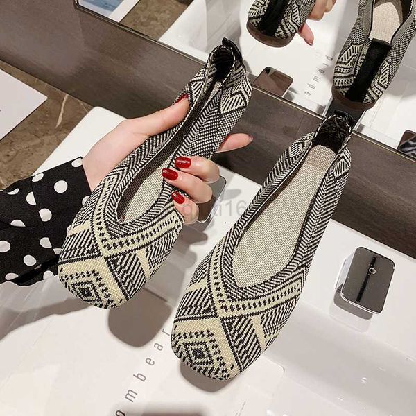 dress shoes 2023 plus size spring new ballet flats women square toe knit fabric loafers breathable flat heel drive shoes driving sneaker, Black
dress shoes 2023 plus size spring new ballet flats women square toe knit fabric loafers breathable flat heel drive shoes driving sneaker, Black