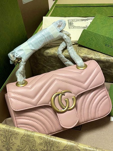 new luxury designer factory direct sales 2023 genuine leather women's bag 22cm marmont chain pack cherry pollen
new luxury designer factory direct sales 2023 genuine leather women's bag 22cm marmont chain pack cherry pollen