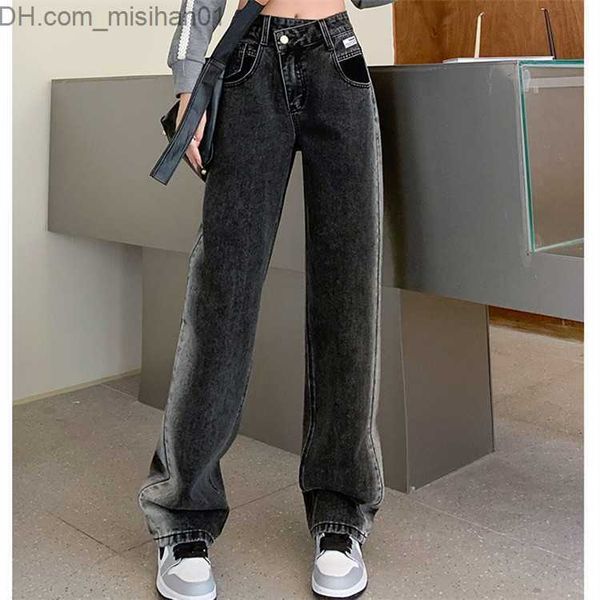 women's jeans high waist jeans women's autumn new style contrast loose straight leg wide leg loose retro slim fit unique straight, Blue
women's jeans high waist jeans women's autumn new style contrast loose straight leg wide leg loose retro slim fit unique straight, Blue