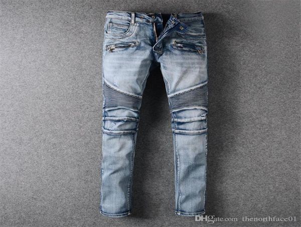 jeans mens distressed ripped biker jeans slim fit motorcycle biker denim for men brand designer hip hop mens pants5861761, Blue
jeans mens distressed ripped biker jeans slim fit motorcycle biker denim for men brand designer hip hop mens pants5861761, Blue
