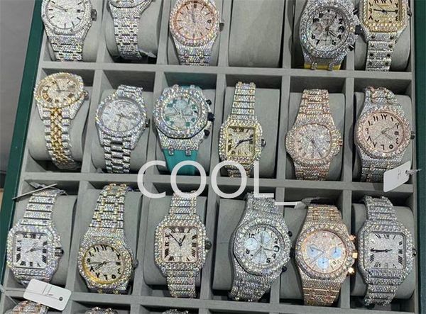 luxury mens watch for men designer movement watches diamond moissanite watch montre iced out watch automatic men's montre luxe mens lux, Slivery;brown
luxury mens watch for men designer movement watches diamond moissanite watch montre iced out watch automatic men's montre luxe mens lux, Slivery;brown