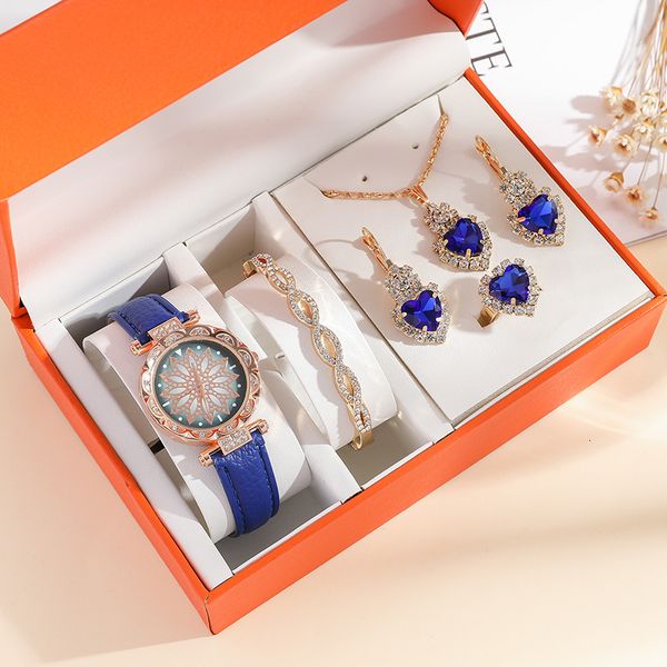 wristwatches selling exquisite creative rose gold blue love heart jewelry womens leisure watch set holiday girlfriend gift 230727, Slivery;brown
wristwatches selling exquisite creative rose gold blue love heart jewelry womens leisure watch set holiday girlfriend gift 230727, Slivery;brown