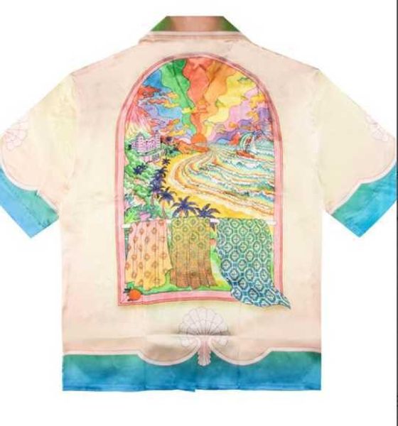 casablanca lay hawaiian shirt flower tennis color contrast panel hawaiian loose short sleeve couple shirt medusa shirts, White;black
casablanca lay hawaiian shirt flower tennis color contrast panel hawaiian loose short sleeve couple shirt medusa shirts, White;black