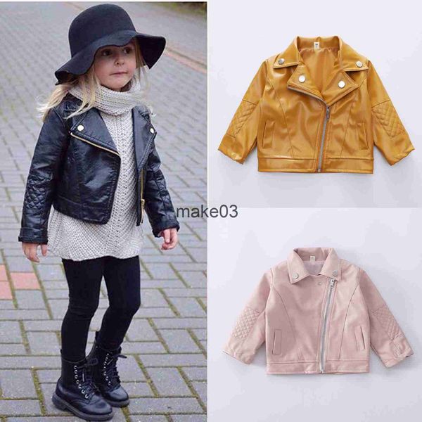 jackets winter toddler kids baby outwear zipper turndown leather coat short jacket clothes children's jacket girls j230728, Blue;gray
jackets winter toddler kids baby outwear zipper turndown leather coat short jacket clothes children's jacket girls j230728, Blue;gray