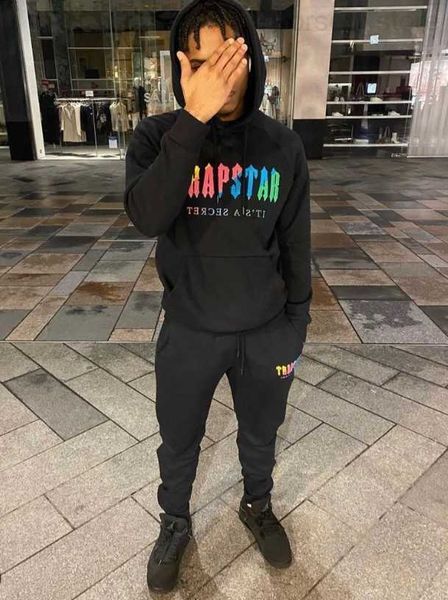 trapstar rainbow scarf embroidered plush hooded sweater high street leg zipper casual guards hoodie set fashion e36n, Gray
trapstar rainbow scarf embroidered plush hooded sweater high street leg zipper casual guards hoodie set fashion e36n, Gray