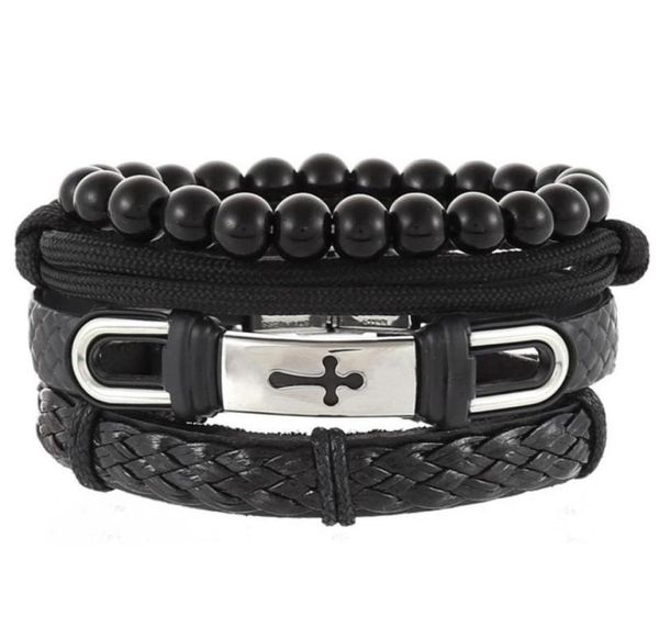 charm bracelets 4pcsset hippie punk black leather tag band clip cord knots beads layers stackable wrap wide man bracelet ba10706353977938, Golden;silver
charm bracelets 4pcsset hippie punk black leather tag band clip cord knots beads layers stackable wrap wide man bracelet ba10706353977938, Golden;silver