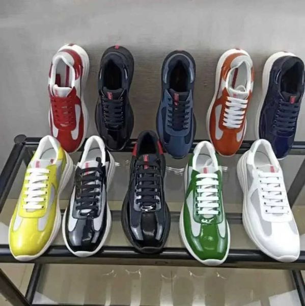 men's americas cup shoes designer sneakers low patent leather nylon fabric trainer pra sports runner luxury mens skateboard casual outd
men's americas cup shoes designer sneakers low patent leather nylon fabric trainer pra sports runner luxury mens skateboard casual outd