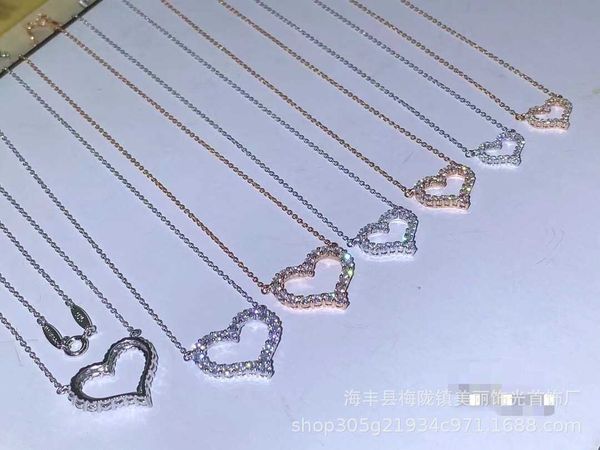 fashion tiffay love necklace pure silver electroplated k gold non fading high edition full diamond pendant shows gentle temperament with log
fashion tiffay love necklace pure silver electroplated k gold non fading high edition full diamond pendant shows gentle temperament with log