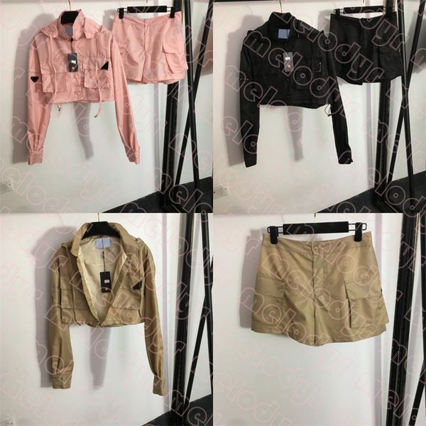 spring autumn women casual set short style hoodies metal triangle high waist shorts fashion designer tees shorts set, White
spring autumn women casual set short style hoodies metal triangle high waist shorts fashion designer tees shorts set, White