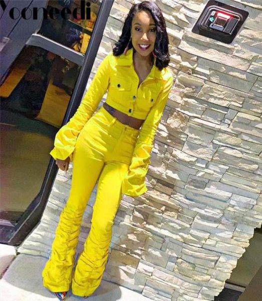 two piece dress yooneedi 2021 autumn design 2 pcs denim women set color solid turndown collar jacket and pile jeans sold se1552475, White
two piece dress yooneedi 2021 autumn design 2 pcs denim women set color solid turndown collar jacket and pile jeans sold se1552475, White