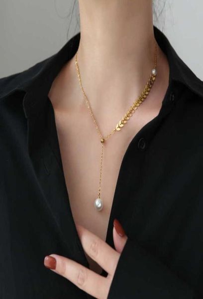 2021 new fashion pearl wheat tassel necklace women039s clavicle chain small luxury sweater does not fade6275920, Silver
2021 new fashion pearl wheat tassel necklace women039s clavicle chain small luxury sweater does not fade6275920, Silver