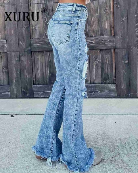 women's jeans xuru autumn new jeans european and american women's distressed tassel jeans z230728, Blue
women's jeans xuru autumn new jeans european and american women's distressed tassel jeans z230728, Blue