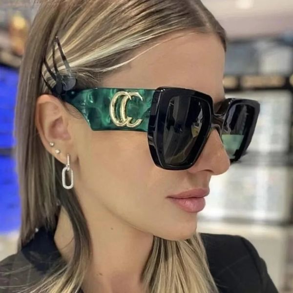 luxury sunglasses designer sunglasses women's metal logo high beauty plate frame retro large square male sunglasses, White;black
luxury sunglasses designer sunglasses women's metal logo high beauty plate frame retro large square male sunglasses, White;black