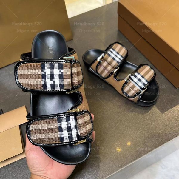 men women sandals luxury outdoor summer leisure beach holiday canvas genuine leather sandals plaid style casual couple shoes, Black
men women sandals luxury outdoor summer leisure beach holiday canvas genuine leather sandals plaid style casual couple shoes, Black