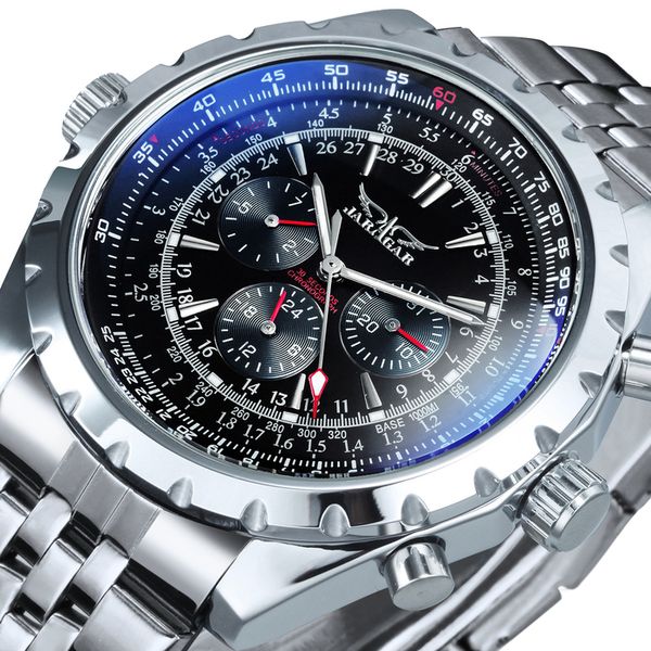 wristwatches jaragar military mens watches brand luxury automatic sport watch for men mechanical chronograph steel strap 230727, Slivery;brown
wristwatches jaragar military mens watches brand luxury automatic sport watch for men mechanical chronograph steel strap 230727, Slivery;brown