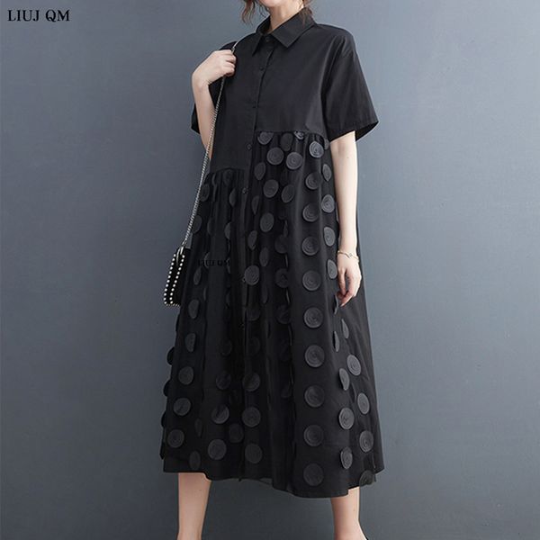 plus size dresses polka dot mesh patchwork shirt for women loose casual short sleeve vintage dress summer fashion size clothing 230727, Black
plus size dresses polka dot mesh patchwork shirt for women loose casual short sleeve vintage dress summer fashion size clothing 230727, Black