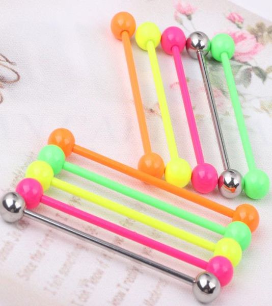 38mm long industrial bar barbell ear piercing earrings cute stainless steel body jewelry4993015, Silver
38mm long industrial bar barbell ear piercing earrings cute stainless steel body jewelry4993015, Silver
