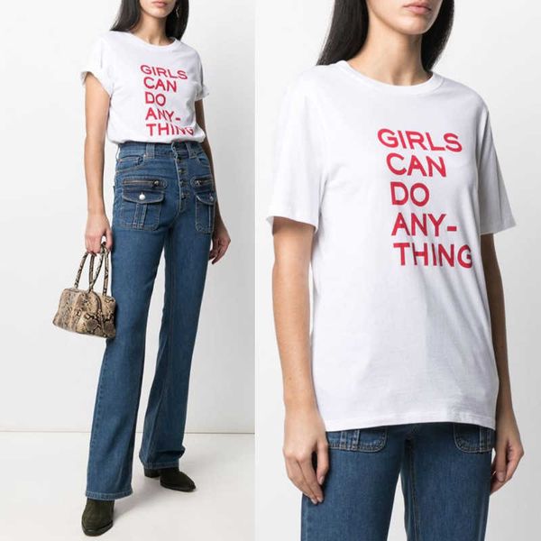 zadig voltaire designer pure cotton tee shirt white lettered girls can do anything short sleeve classic fashion t-shirtt shirt oversized po
zadig voltaire designer pure cotton tee shirt white lettered girls can do anything short sleeve classic fashion t-shirtt shirt oversized po