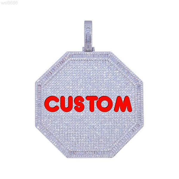 Dropshipping Hot Sale Hip Hop Jewelry Octagon Custom Letter Name Pendant Iced Out VVS Moissanite Diamond Pendant For Men
Dropshipping Hot Sale Hip Hop Jewelry Octagon Custom Letter Name Pendant Iced Out VVS Moissanite Diamond Pendant For Men