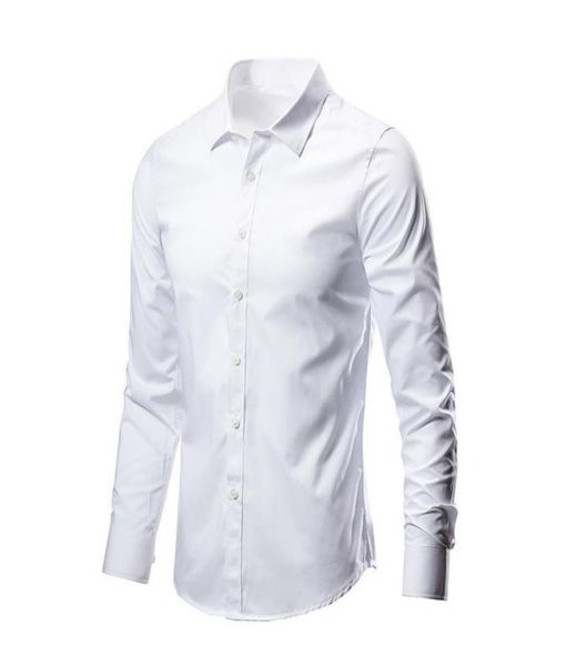 men039s white dress shirts solid shortsleeved bamboo fiber shirt slim fit wrinkle casual shirt chemise long sleeve easy c1976761, White;black
men039s white dress shirts solid shortsleeved bamboo fiber shirt slim fit wrinkle casual shirt chemise long sleeve easy c1976761, White;black