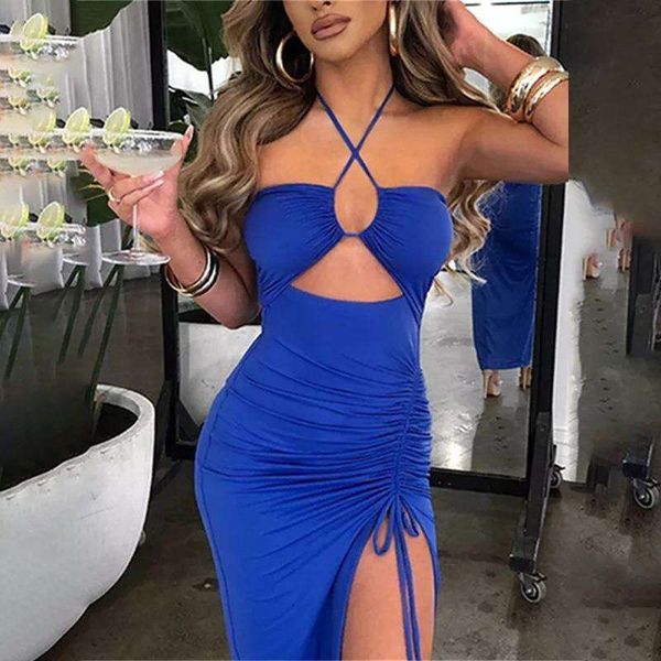 summer womens dress flirting hanging necklace high split hips slimming, Black;gray
summer womens dress flirting hanging necklace high split hips slimming, Black;gray