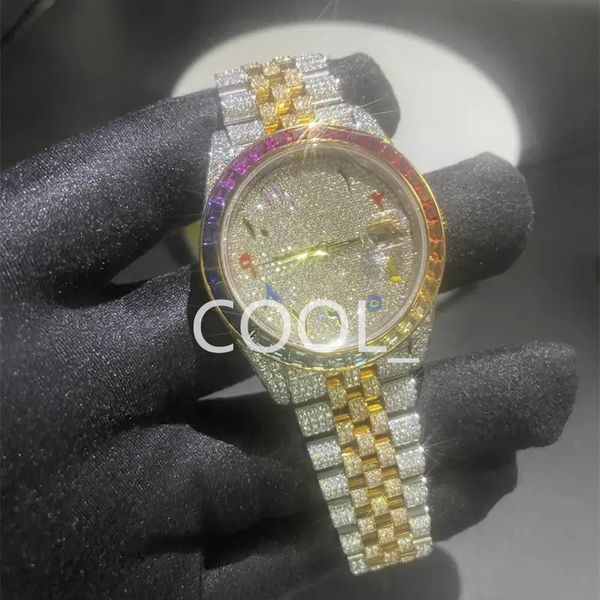 luxury mens watch for men designer movement watches diamond moissanite watch montre iced out watch automatic men's montre luxe mens lux, Slivery;brown
luxury mens watch for men designer movement watches diamond moissanite watch montre iced out watch automatic men's montre luxe mens lux, Slivery;brown