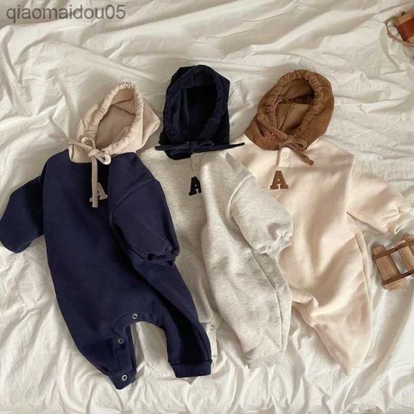baby sports casual style hooded bodysuits boys pure cotton soft warm long sleeve onesie infant rompers new born autumn clothing l230712, Blue
baby sports casual style hooded bodysuits boys pure cotton soft warm long sleeve onesie infant rompers new born autumn clothing l230712, Blue