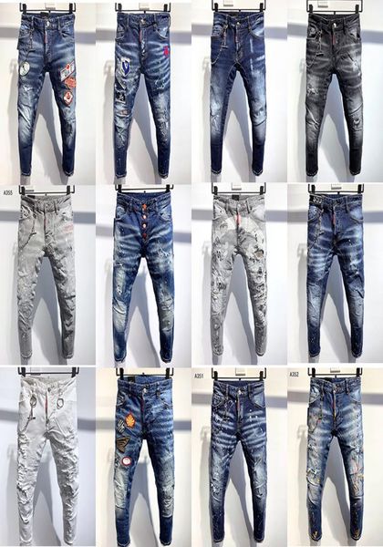 designer mens jeans distressed motorcycle skinny biker slim ripped hole stripes luxurys fashion denim pants d2 jean t8069943, Blue
designer mens jeans distressed motorcycle skinny biker slim ripped hole stripes luxurys fashion denim pants d2 jean t8069943, Blue