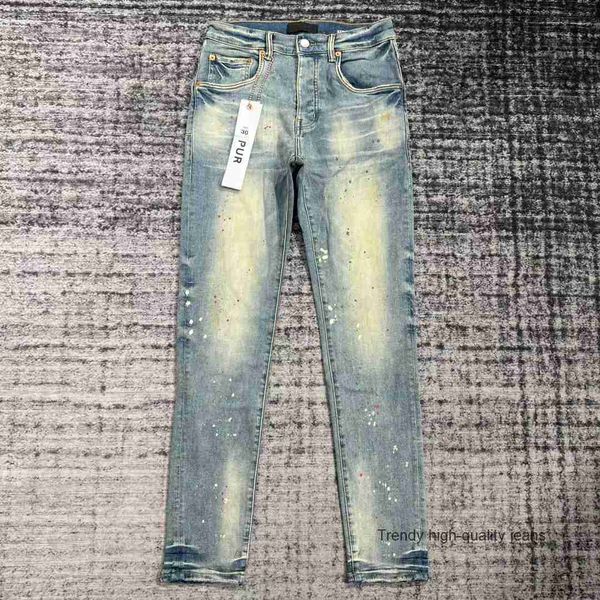 designer jeans mens purple pants pantalones ripped straight regular denim tears washed old long hole 30 383, Blue
designer jeans mens purple pants pantalones ripped straight regular denim tears washed old long hole 30 383, Blue