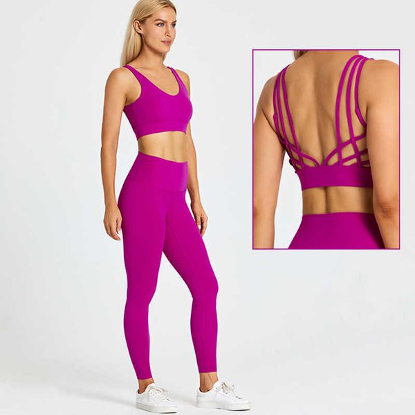 lulu with sport suit women yoga set gym wear high waist yoga leggings padded push up strappy sports bra workout clothes 2 piece
lulu with sport suit women yoga set gym wear high waist yoga leggings padded push up strappy sports bra workout clothes 2 piece