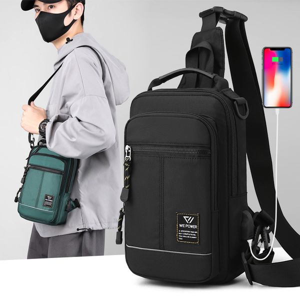 waist bags men nylon letter prints multifunctional large capacity chest bag with usb interface mix color
waist bags men nylon letter prints multifunctional large capacity chest bag with usb interface mix color