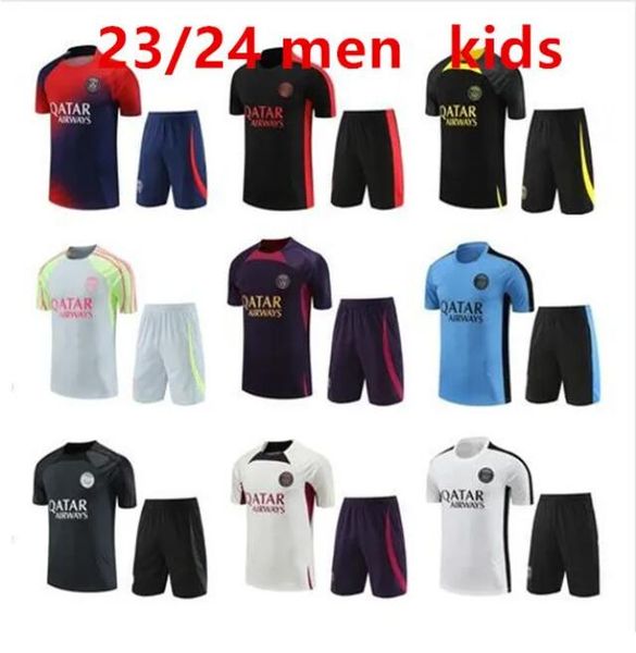 psgs 23 24 sports short sleeve paris sportswear training wear football shirt set uniform chandal sweatshirt sweater set men's t-shirt, Black
psgs 23 24 sports short sleeve paris sportswear training wear football shirt set uniform chandal sweatshirt sweater set men's t-shirt, Black