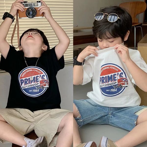 tshirts childrens round neck temperament summer tshirt fivepoint sleeve simple trend allmatch korean style clothing 230728, Blue
tshirts childrens round neck temperament summer tshirt fivepoint sleeve simple trend allmatch korean style clothing 230728, Blue