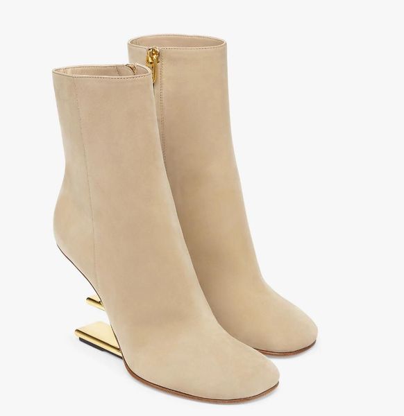 famous brand first women ankle boots nude black nappa leather f-shaped heels rounded toe boot gold-colored metal lady winter booties eu35-43
famous brand first women ankle boots nude black nappa leather f-shaped heels rounded toe boot gold-colored metal lady winter booties eu35-43