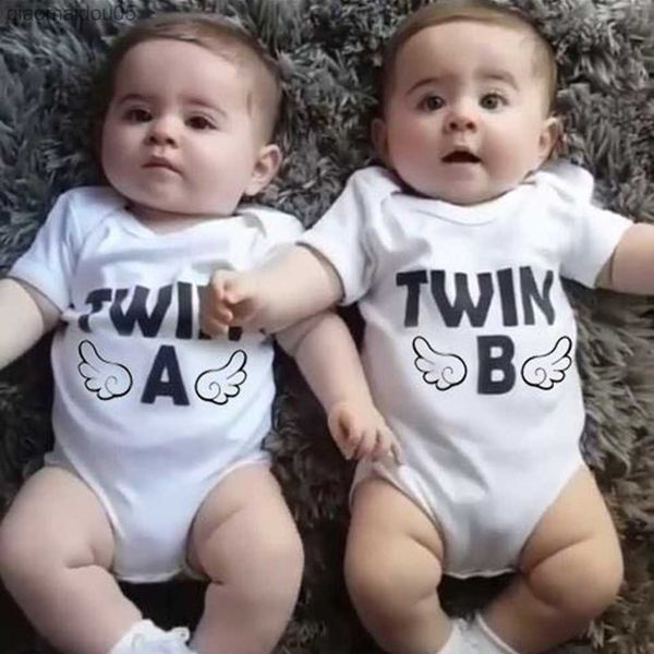 newborn infant baby short sleeve bodysuit twins a b boys girls onesie clothes 2020 summer baby twins rompa cloth wear l230712, Blue
newborn infant baby short sleeve bodysuit twins a b boys girls onesie clothes 2020 summer baby twins rompa cloth wear l230712, Blue