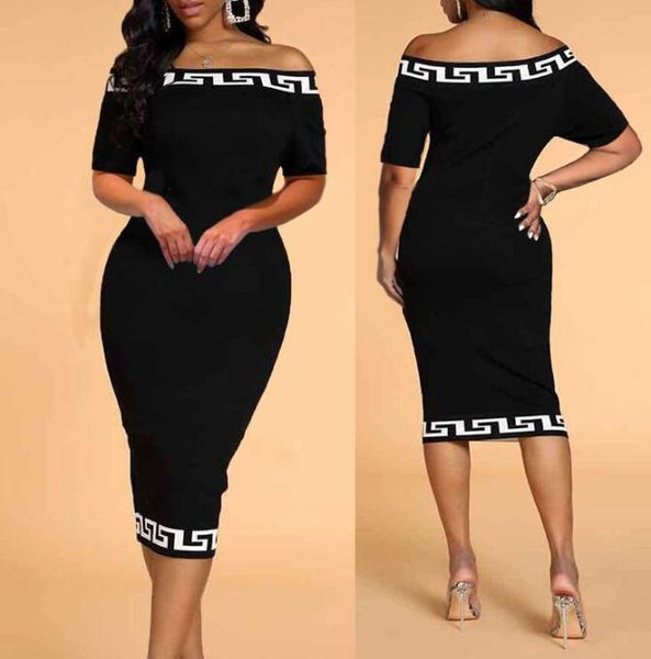 women casual dresses knits long sleeve classic letter print womens slim off shoulder dress skirt size s-3xl, Black;gray
women casual dresses knits long sleeve classic letter print womens slim off shoulder dress skirt size s-3xl, Black;gray