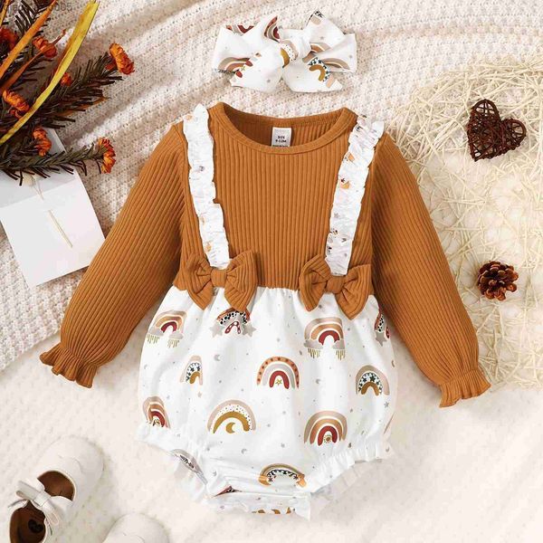 infant baby girl spring and autumn strip cloth rainbow pattern print bow straps romper onesie jumpsuit l230712, Blue
infant baby girl spring and autumn strip cloth rainbow pattern print bow straps romper onesie jumpsuit l230712, Blue