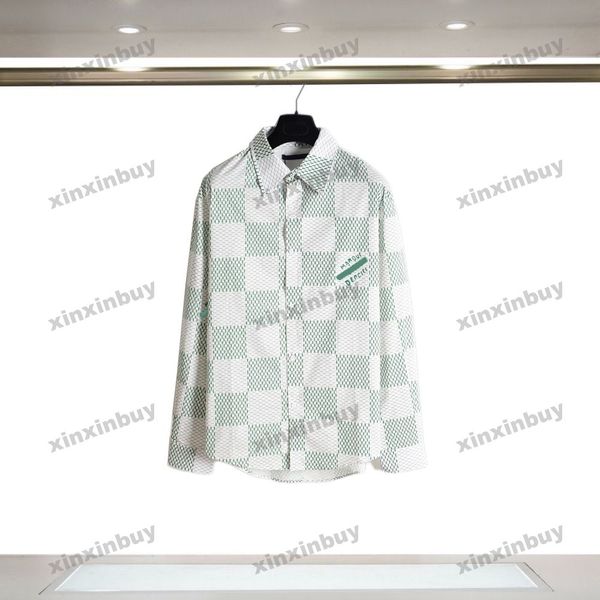 xinxinbuy men designer tee t shirt 23ss paris plaid flower print long sleeve cotton women black white green brown s-xl, Black;brown
xinxinbuy men designer tee t shirt 23ss paris plaid flower print long sleeve cotton women black white green brown s-xl, Black;brown
