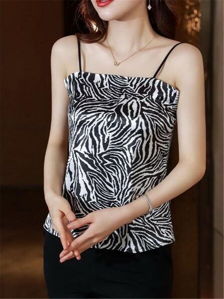women's tanks camis zebra patterned camisole sling suspender tank for summer clothes bottom trendy lady 230727, White
women's tanks camis zebra patterned camisole sling suspender tank for summer clothes bottom trendy lady 230727, White