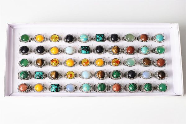 men vintage multicolor natural stone antique silver rings mix agate malachite tigereye style for women fashion jewelry party7270234, Golden;silver
men vintage multicolor natural stone antique silver rings mix agate malachite tigereye style for women fashion jewelry party7270234, Golden;silver