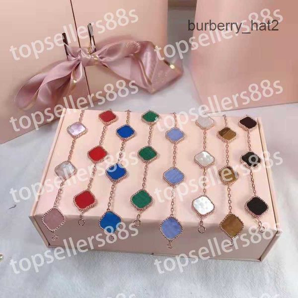 classic fashion charm bracelets 4four leaf clover designer jewelry 18k gold bangle bracelet for women men necklaces chain elegant jewelery g, Golden;silver
classic fashion charm bracelets 4four leaf clover designer jewelry 18k gold bangle bracelet for women men necklaces chain elegant jewelery g, Golden;silver