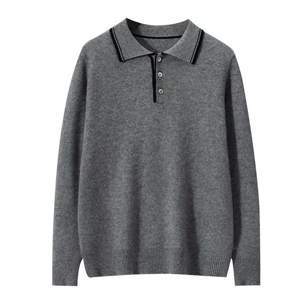 women's sweaters evrg cashmere winter man's casual turndown collar jumper male pullover long sleeve knitted clothing 230727, White;black
women's sweaters evrg cashmere winter man's casual turndown collar jumper male pullover long sleeve knitted clothing 230727, White;black