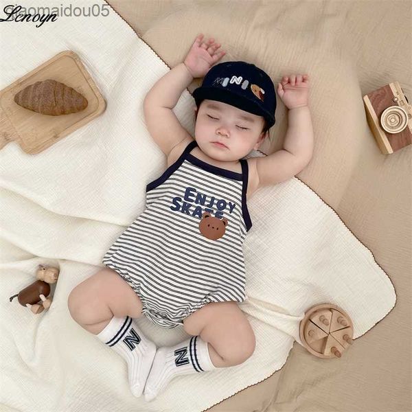 lenoyn summer baby boys onesie sling cartoon cotton sleeveless loose newborn boys bodysuit strappy infant boys jumpsuit l230712, Blue
lenoyn summer baby boys onesie sling cartoon cotton sleeveless loose newborn boys bodysuit strappy infant boys jumpsuit l230712, Blue
